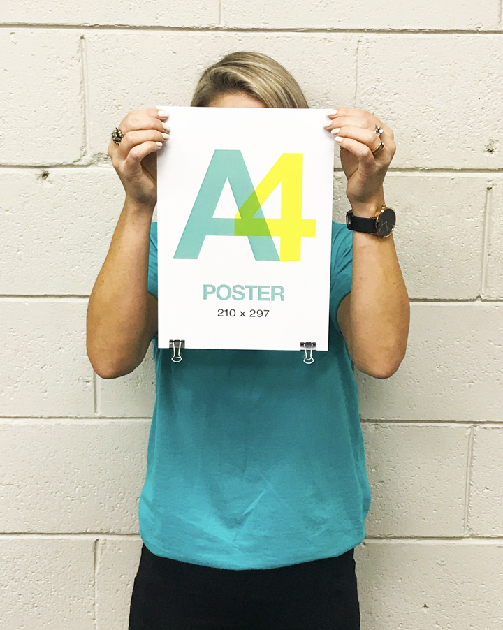 ESSENTIAL A4 Posters Kale Print